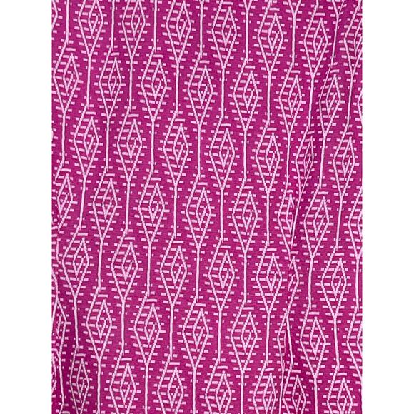 Tyler Boe Women's Size XS Pink/White Sleeveless Diamond Print Shift Dress - Picture 8 of 8